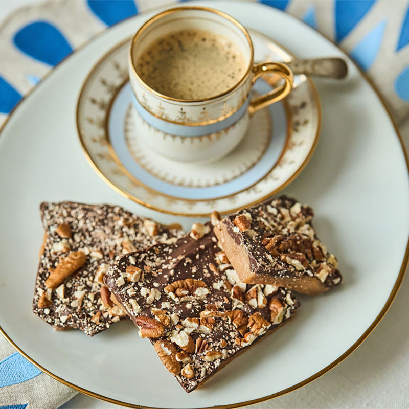 Chocolate Pecan Toffee 8 oz Tin